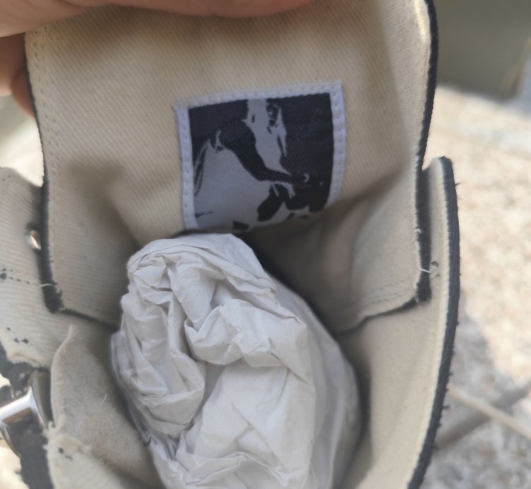 Rick owens drkshdw nylon ramones high sneaks