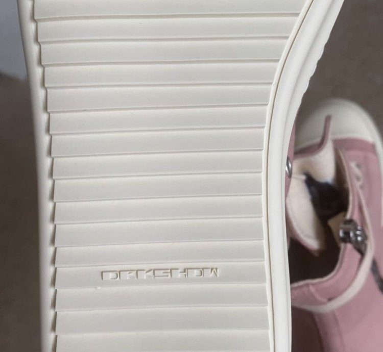 Rick Owens DRKSHDW Pink Hightop