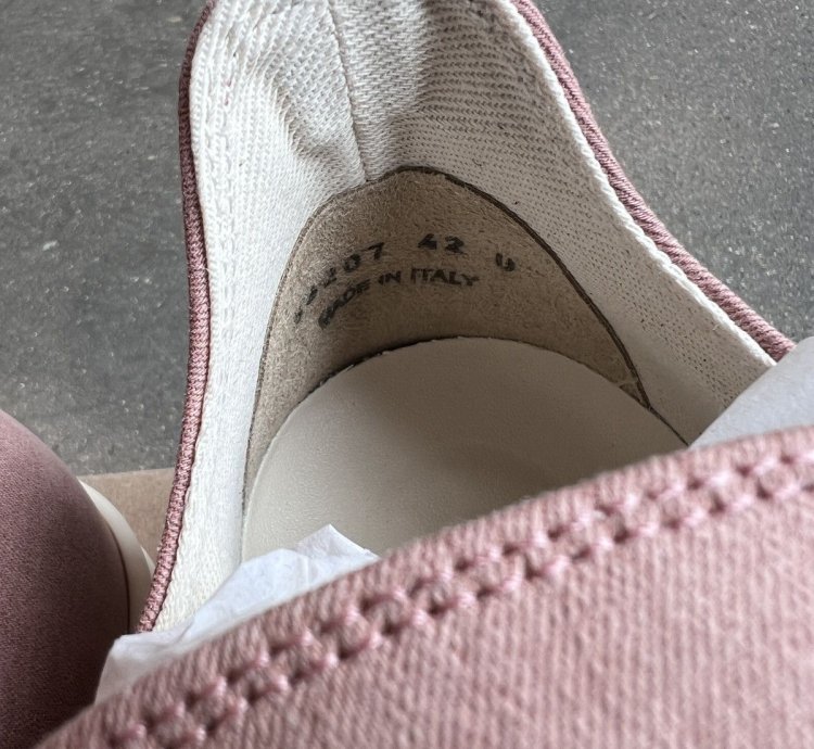 RICK OWENS DRKSHDW Pink Low Sneakers Size 42 New