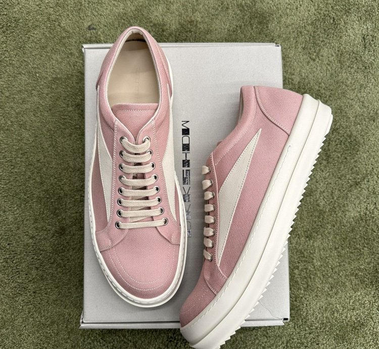 Rick Owens DRKSHDW Pink Vintage Sneakers Vans
