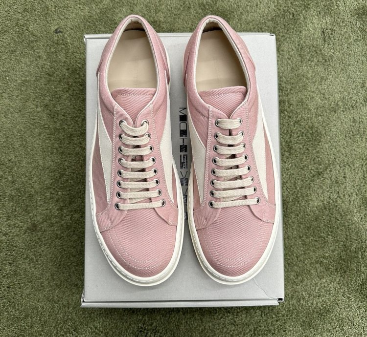 Rick Owens DRKSHDW Pink Vintage Sneakers Vans