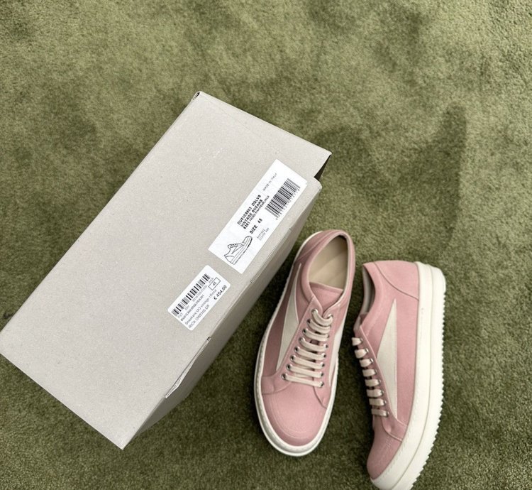 Rick Owens DRKSHDW Pink Vintage Sneakers Vans