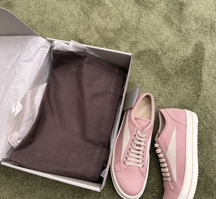 Rick Owens DRKSHDW Pink Vintage Sneakers Vans
