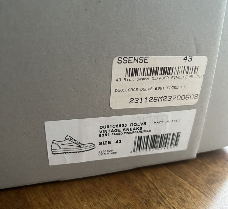 Rick Owens Drkshdw Pink Vintage Strobe Vans Sneakers