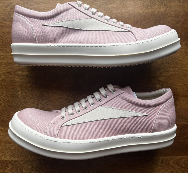 Rick Owens Drkshdw Pink Vintage Strobe Vans Sneakers