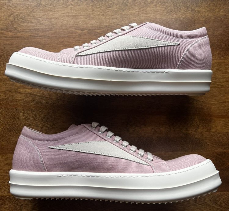 Rick Owens Drkshdw Pink Vintage Strobe Vans Sneakers