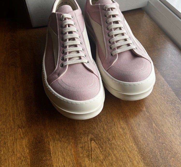 Rick Owens Drkshdw Pink Vintage Strobe Vans Sneakers