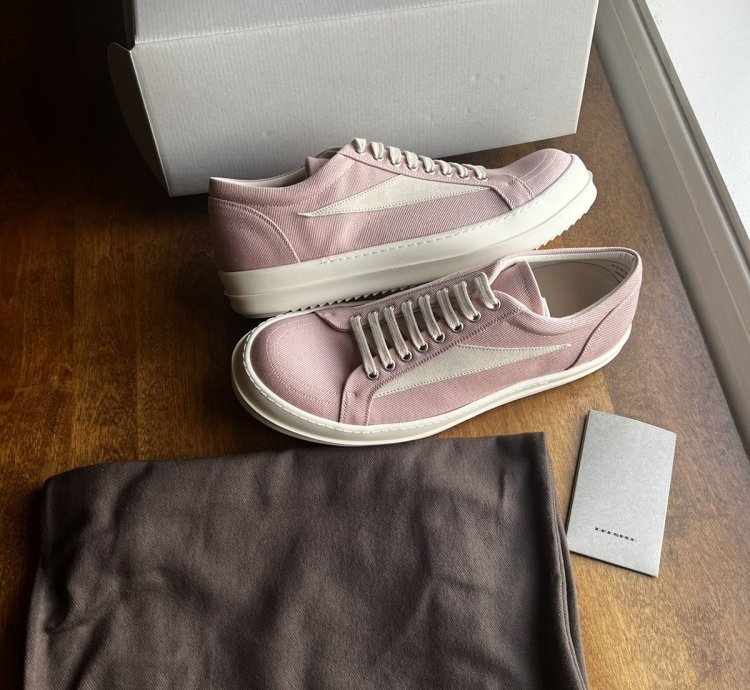 Rick Owens Drkshdw Pink Vintage Strobe Vans Sneakers