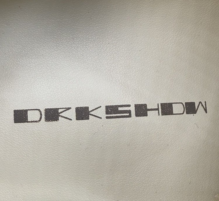 Rick Owens DRKSHDW Printed Low Denim Sneaker
