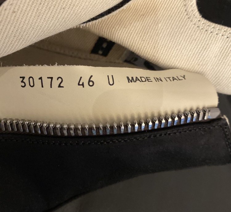 Rick Owens DRKSHDW Ramon High Doeskin Size 46