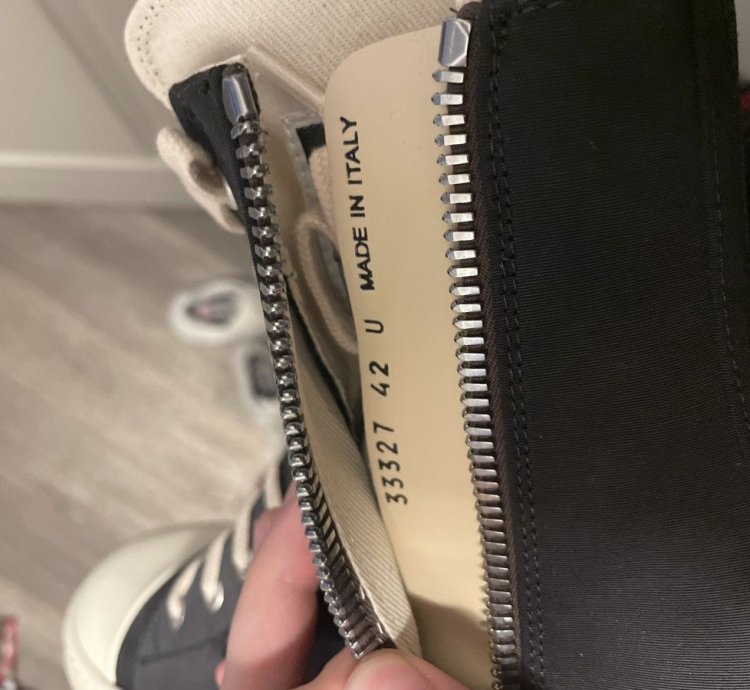 Rick Owens DRKSHDW Ramone Sneaker sz 42