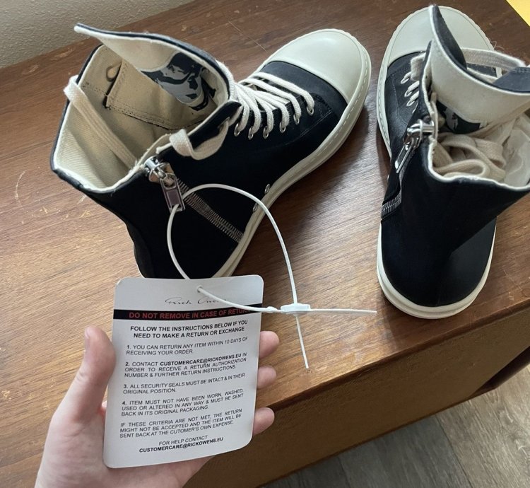 Rick Owens DRKSHDW Ramone Sneaker sz 42