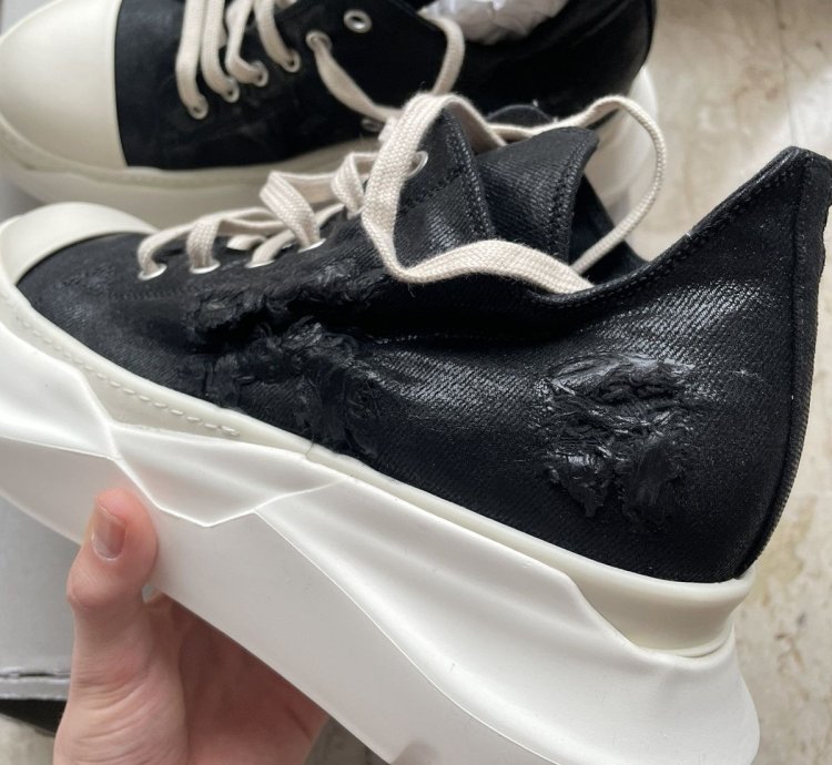 Rick Owens Drkshdw Ramones Abstract Low