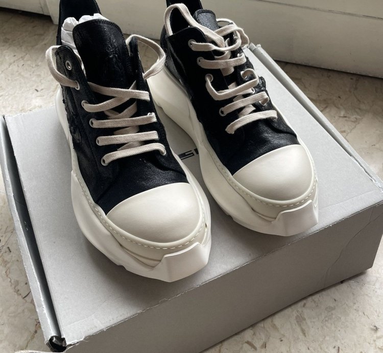 Rick Owens Drkshdw Ramones Abstract Low