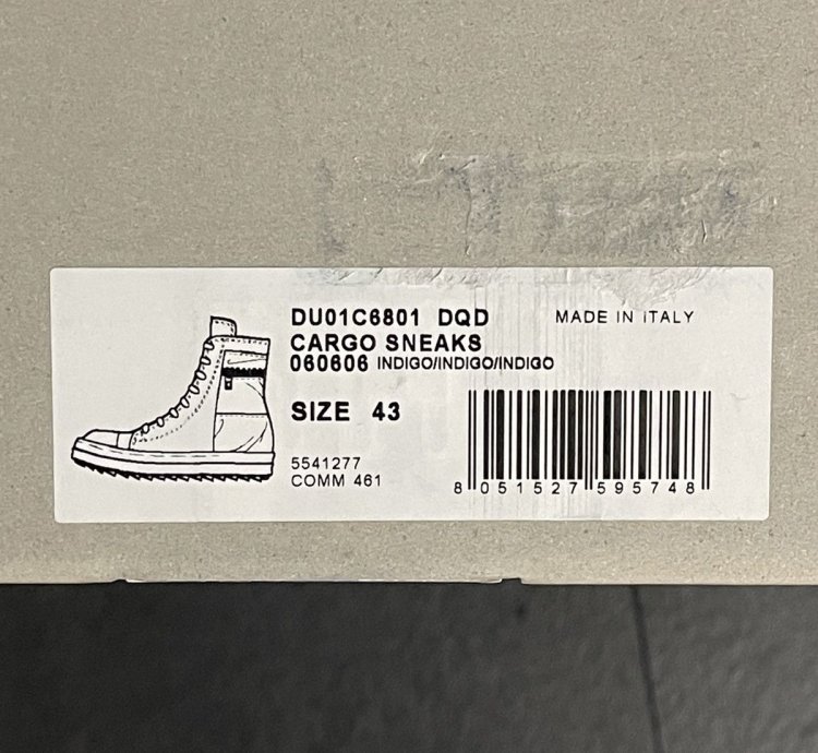Rick Owens DRKSHDW Ramones Cargopocket