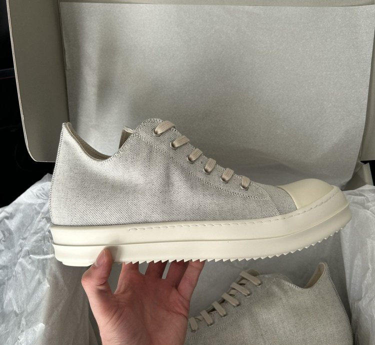 Rick Owens Drkshdw Ramones DU01C6802 MMD LOW SNEAKS