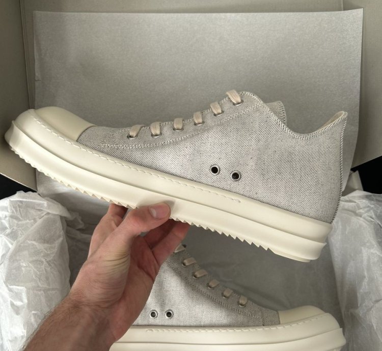Rick Owens Drkshdw Ramones DU01C6802 MMD LOW SNEAKS