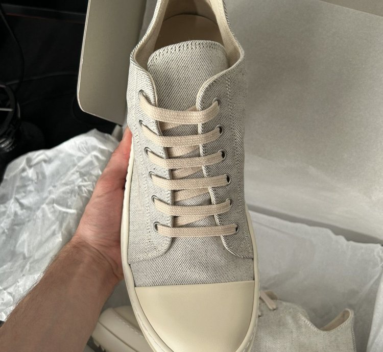 Rick Owens Drkshdw Ramones DU01C6802 MMD LOW SNEAKS