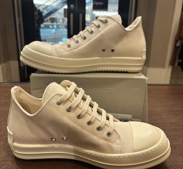 Rick Owens DRKSHDW Ramones Low Top Sneakers