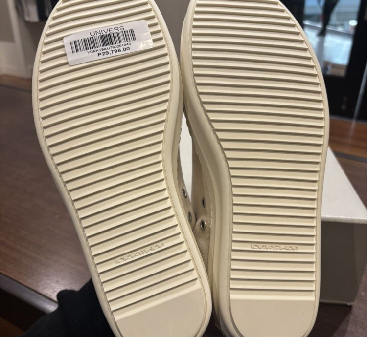Rick Owens DRKSHDW Ramones Low Top Sneakers