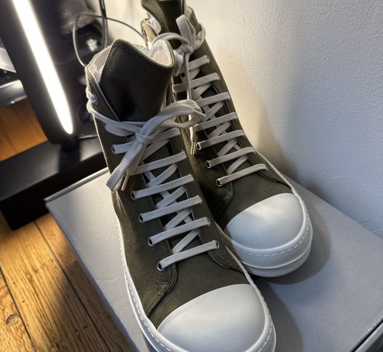 Rick Owens DRKSHDW Ramones Pale Green
