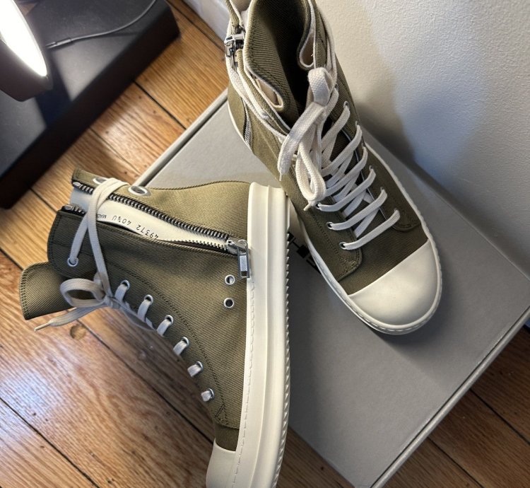 Rick Owens DRKSHDW Ramones Pale Green