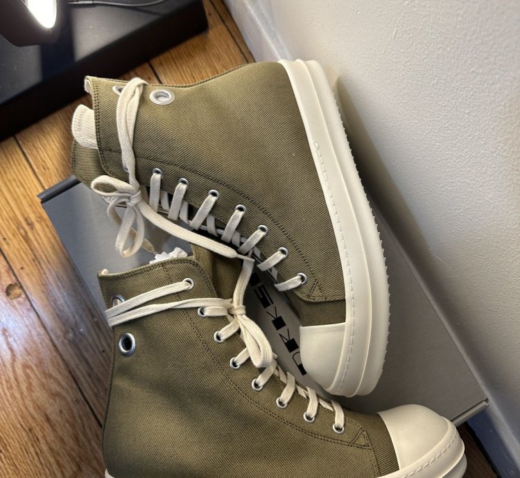Rick Owens DRKSHDW Ramones Pale Green