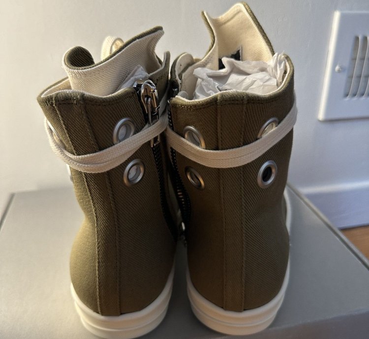 Rick Owens DRKSHDW Ramones Pale Green