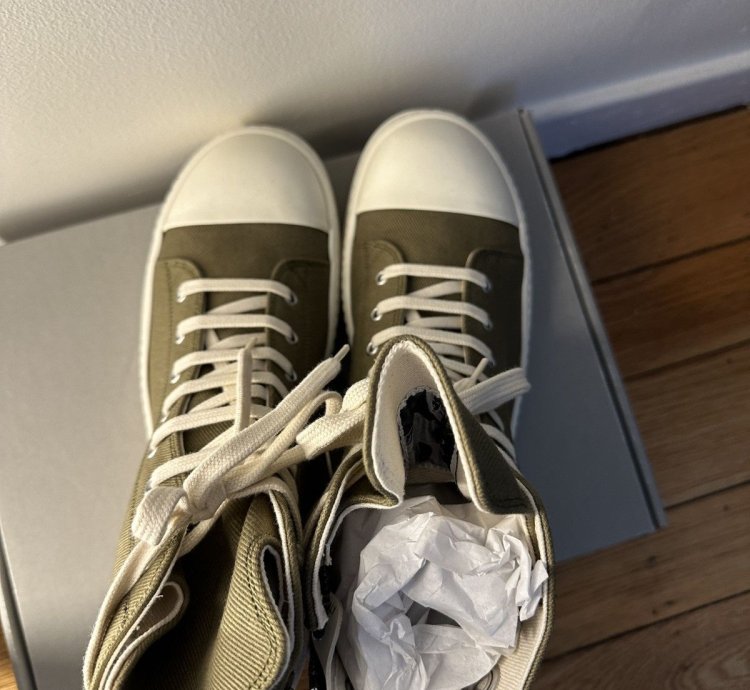 Rick Owens DRKSHDW Ramones Pale Green