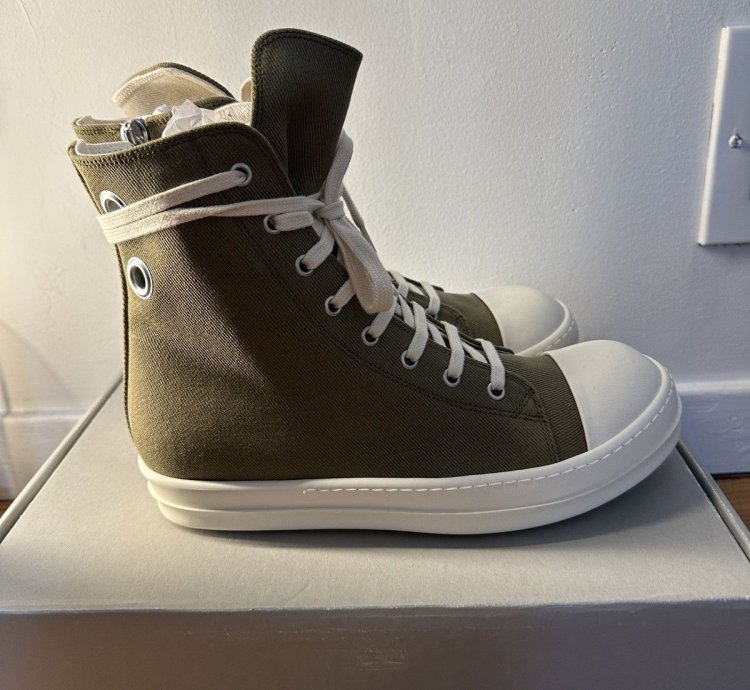 Rick Owens DRKSHDW Ramones Pale Green