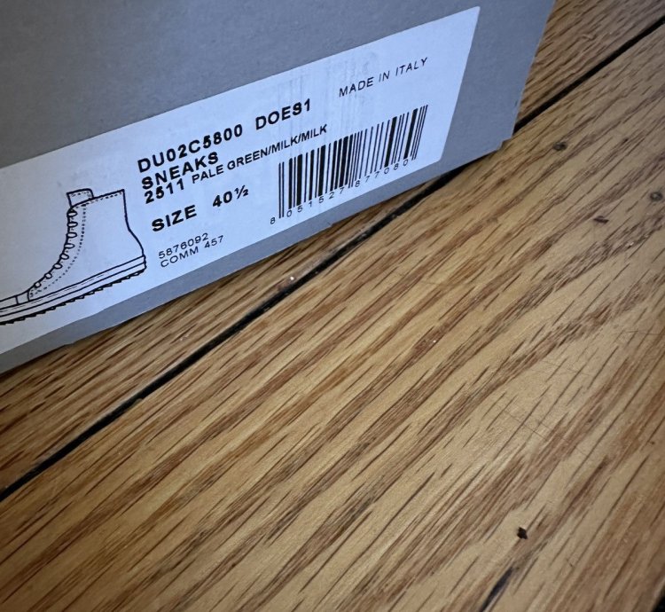Rick Owens DRKSHDW Ramones Pale Green