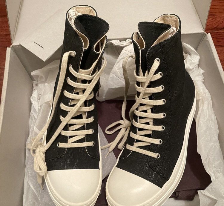 Rick Owens Drkshdw ramones platform size 41 5 Italy men 8 5