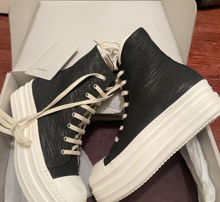 Rick Owens Drkshdw ramones platform size 41 5 Italy men 8 5