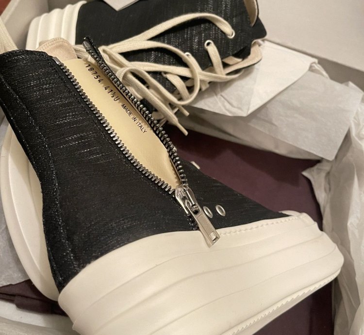 Rick Owens Drkshdw ramones platform size 41 5 Italy men 8 5