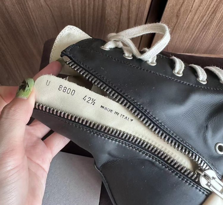 Rick Owens Drkshdw ramones sneaker size 42 5 Italy men 9