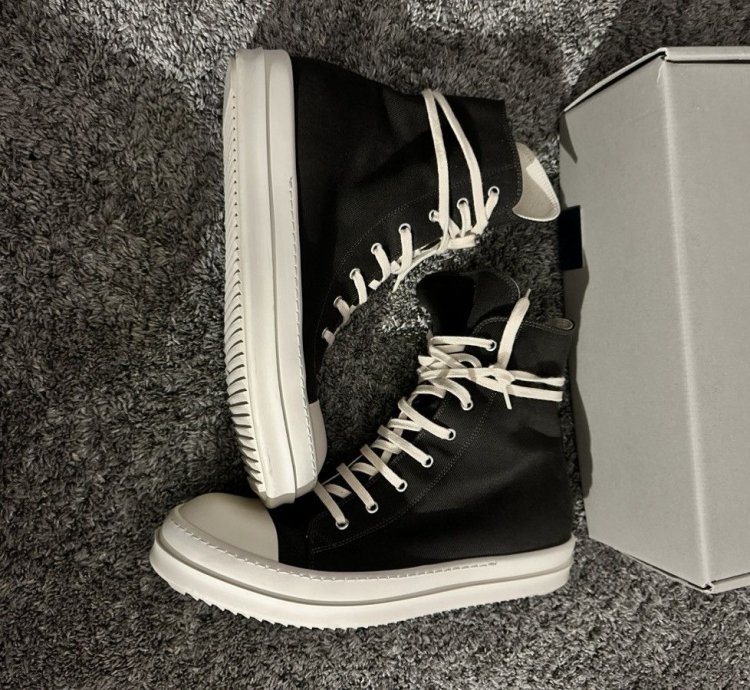 Rick Owens DRKSHDW Side-Zip Lace-Up