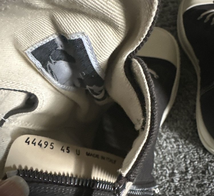 Rick Owens DRKSHDW Side-Zip Lace-Up