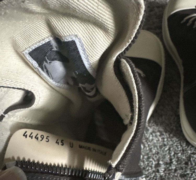Rick Owens DRKSHDW Side-Zip Lace-Up