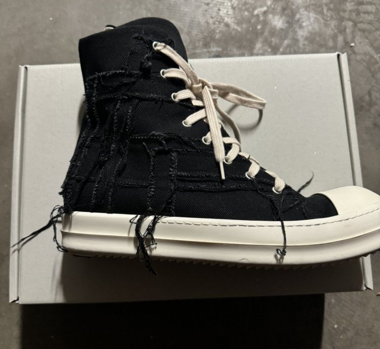 Rick Owens Drkshdw Slashed Ramones High