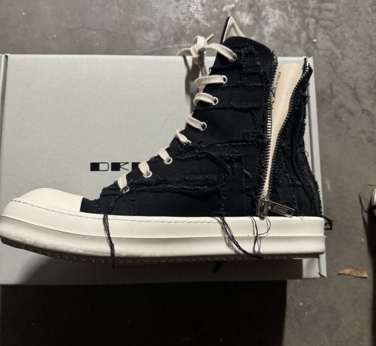 Rick Owens Drkshdw Slashed Ramones High