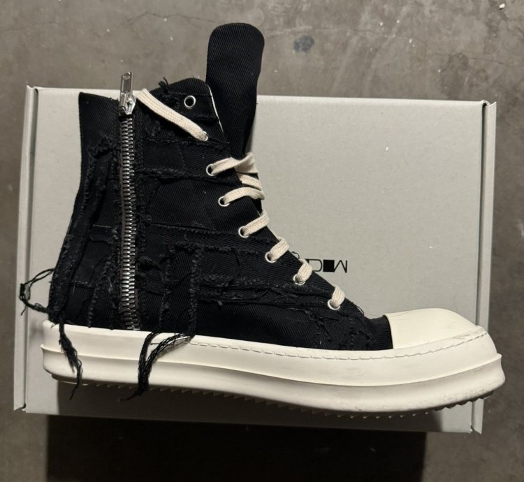 Rick Owens Drkshdw Slashed Ramones High