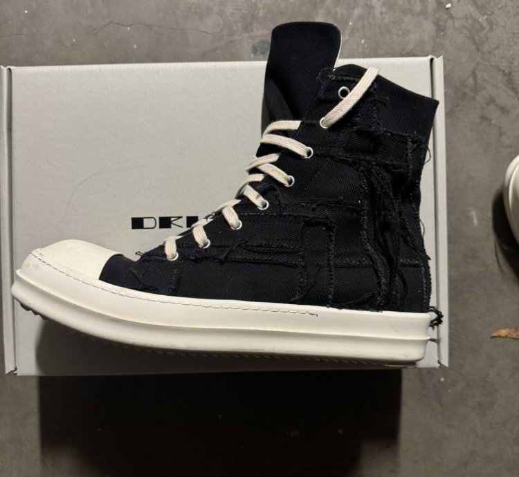 Rick Owens Drkshdw Slashed Ramones High