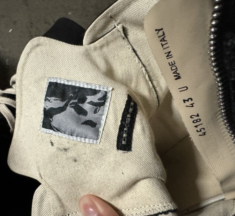 Rick Owens Drkshdw Slashed Ramones High