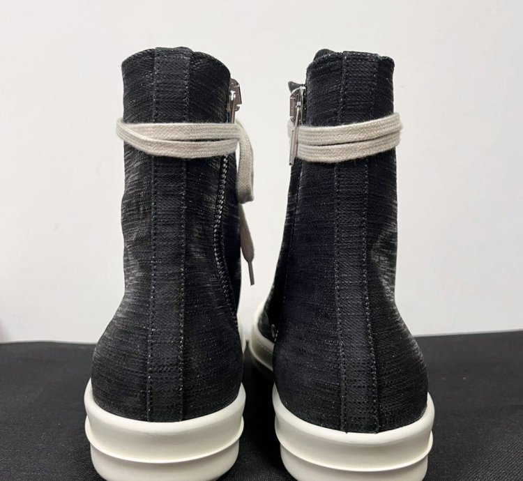 Rick owens drkshdw so cunt ramones high top sneakers sz 44