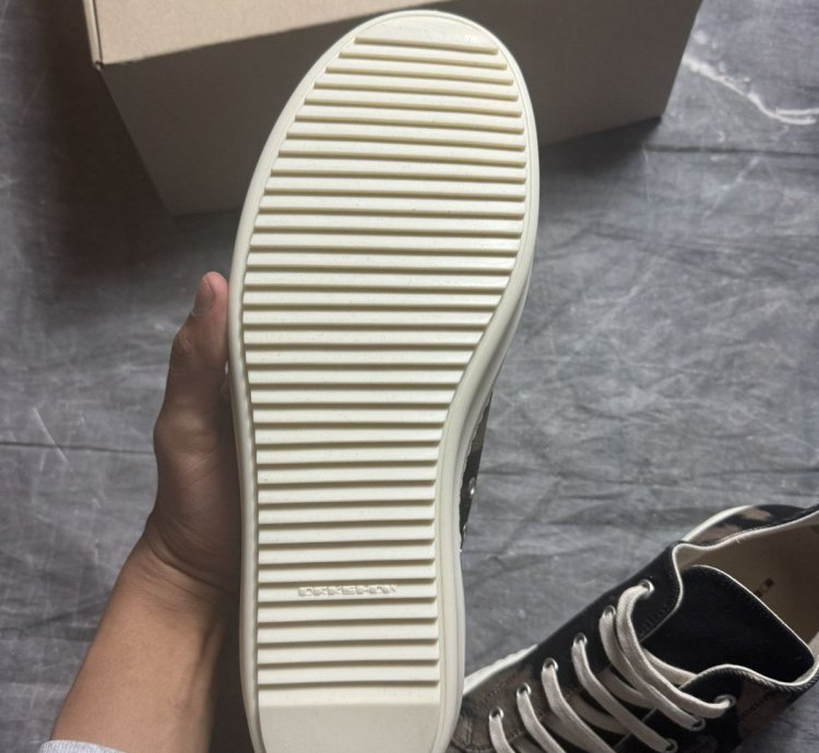 Rick Owens Drkshdw Sun Faded Black Terra Milk Low Sneaks