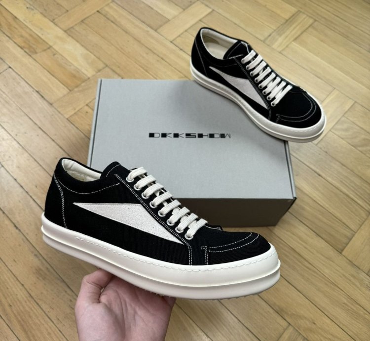 Rick Owens DRKSHDW Vans Black FW23 Luxor