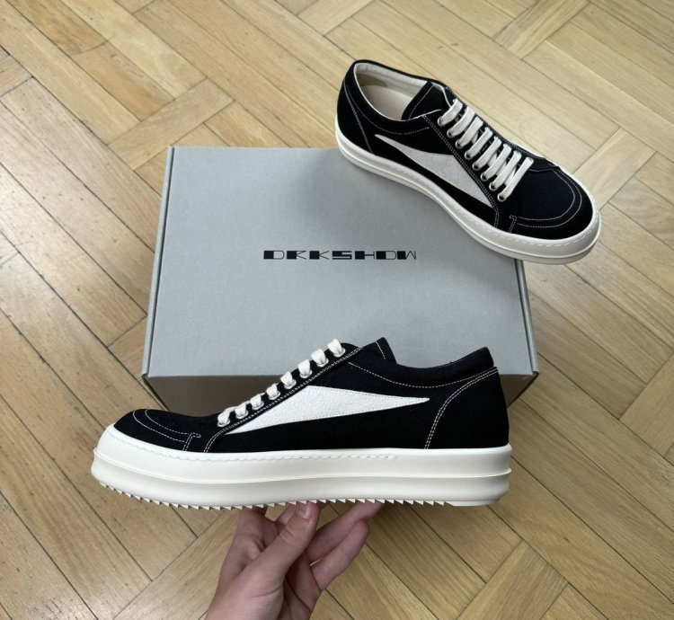 Rick Owens DRKSHDW Vans Black FW23 Luxor