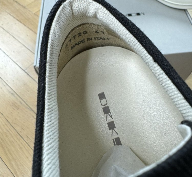 Rick Owens DRKSHDW Vans Black FW23 Luxor