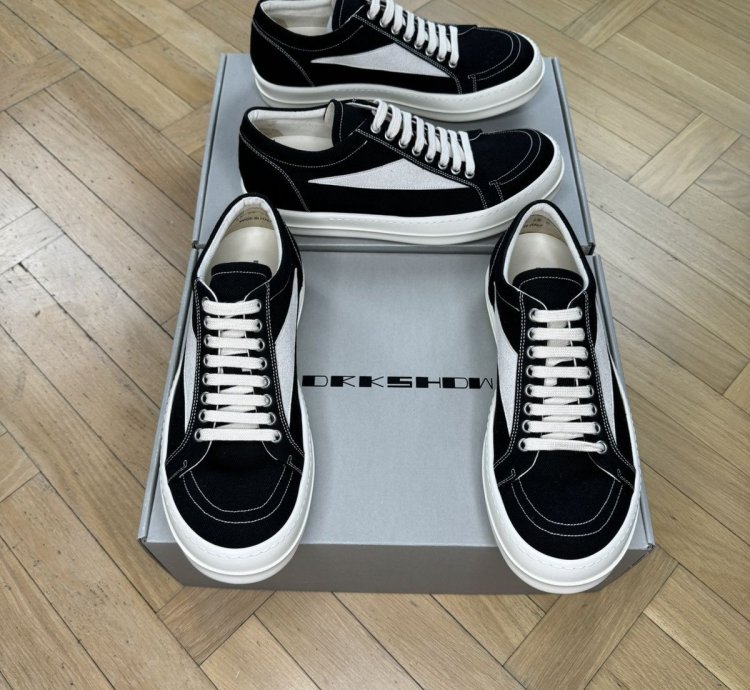 Rick Owens DRKSHDW Vans Black FW23 Luxor