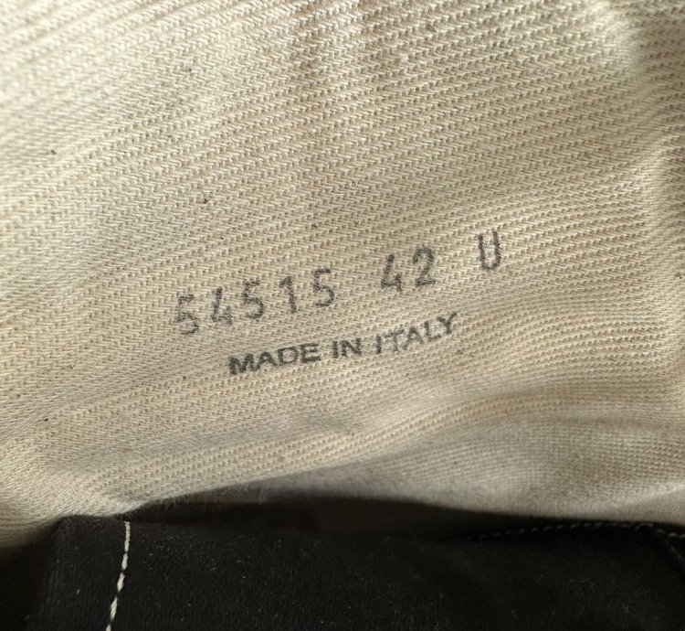 RICK OWENS DRKSHDW VANS VINTAGE SNEAKER EU42